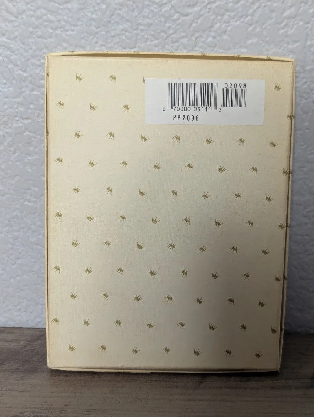 Vintage Hallmark 5x7 Brass Oval Frame With Box